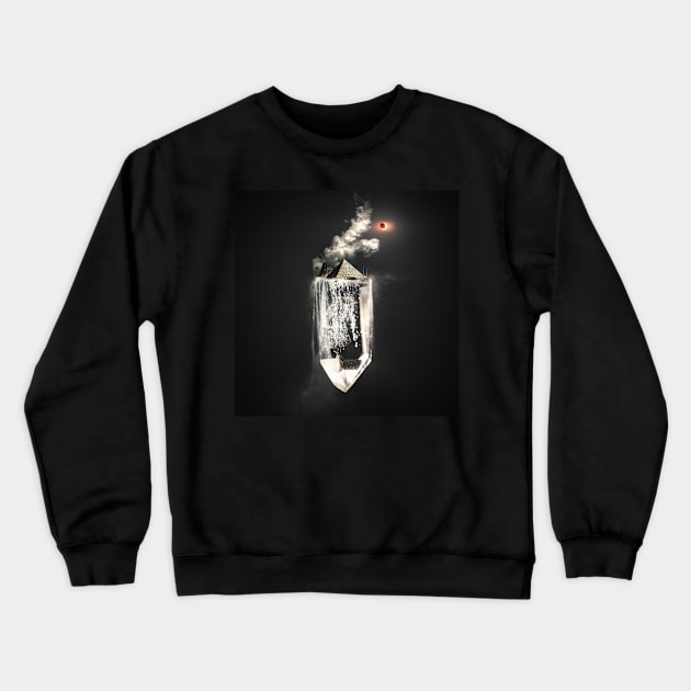 Crystal Island Crewneck Sweatshirt by Jarrodjvandenberg